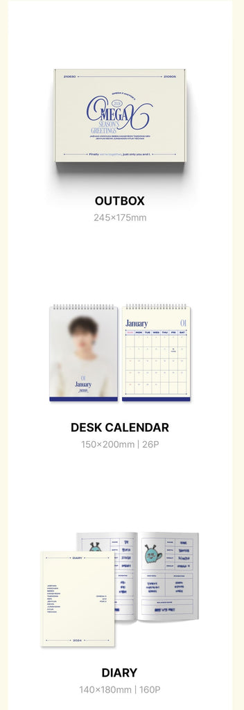 [PRE-ORDER] OMEGA X 2024 SEASON'S GREETINGS - Swiss K-POPup