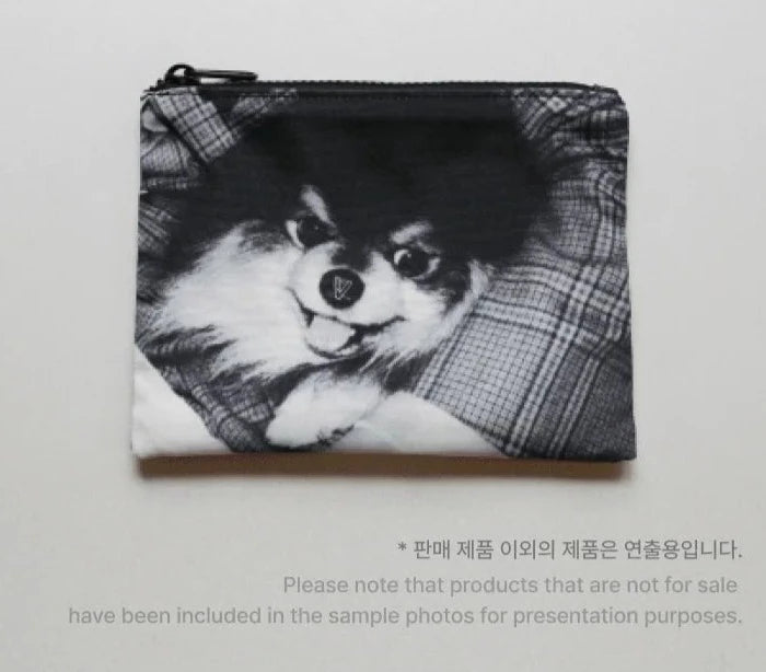 BTS V - LAYOVER 1ST SOLO ALBUM OFFICIAL MD - REVERSIBLE POUCH - Swiss K-POPup