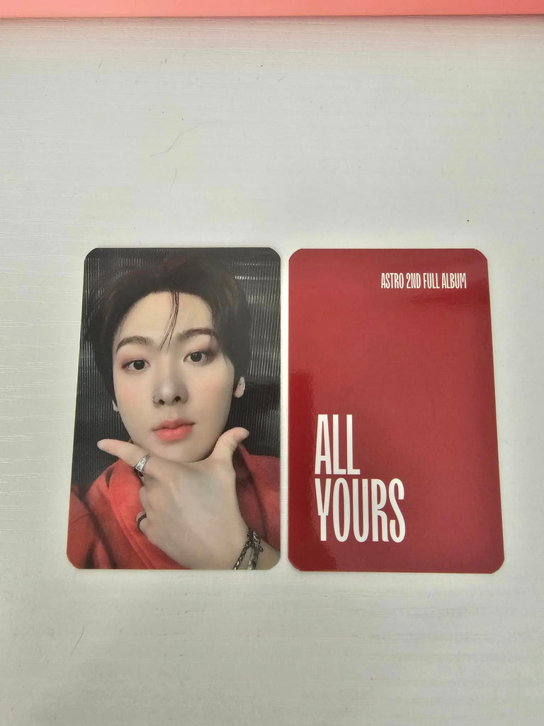 ASTRO - ALL YOURS - APPLE MUSIC POB OFFICAL PHOTO CARDS - Swiss K-POPup