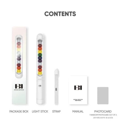 B.I - OFFICIAL LIGHT STICK - Swiss K-POPup