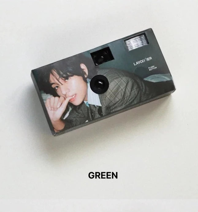 BTS V - LAYOVER 1ST SOLO ALBUM OFFICIAL MD - DISPOSABLE CAMERA - Swiss K-POPup