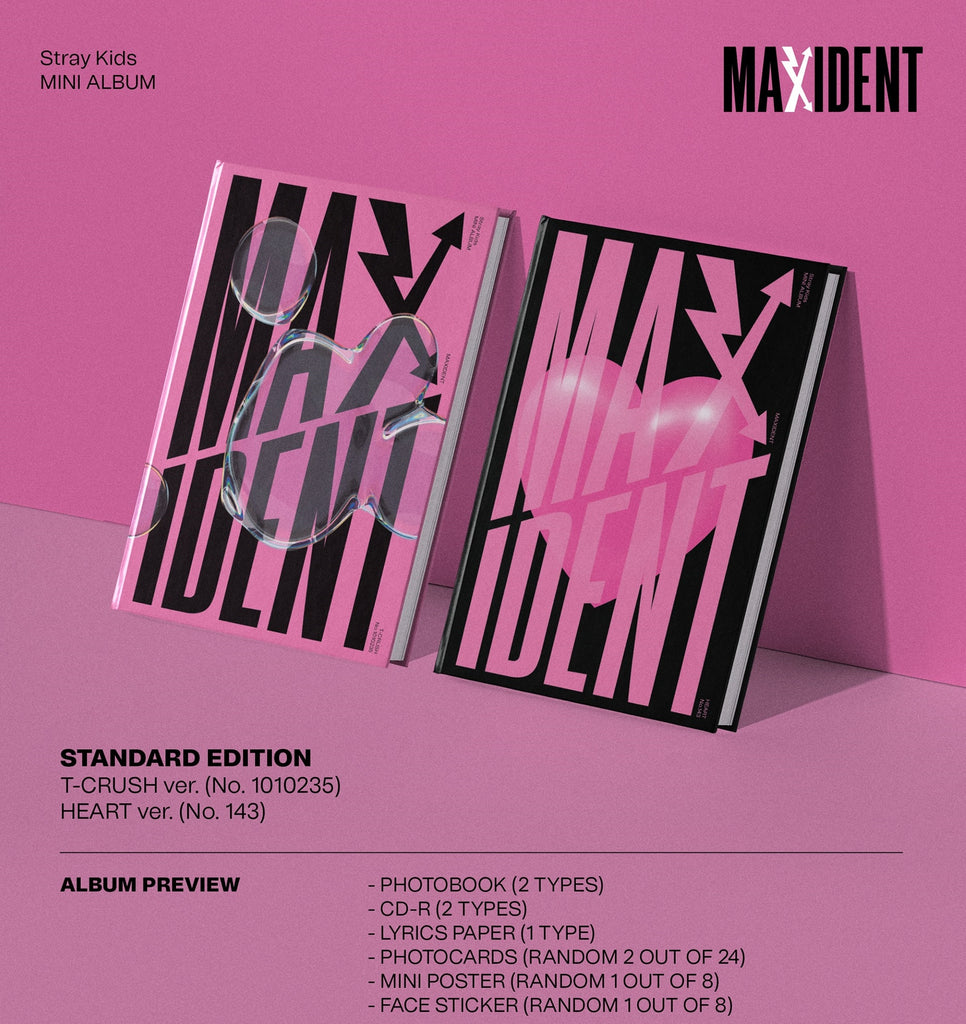 STRAY KIDS - MAXIDENT (STANDARD EDITION) - Swiss K-POPup