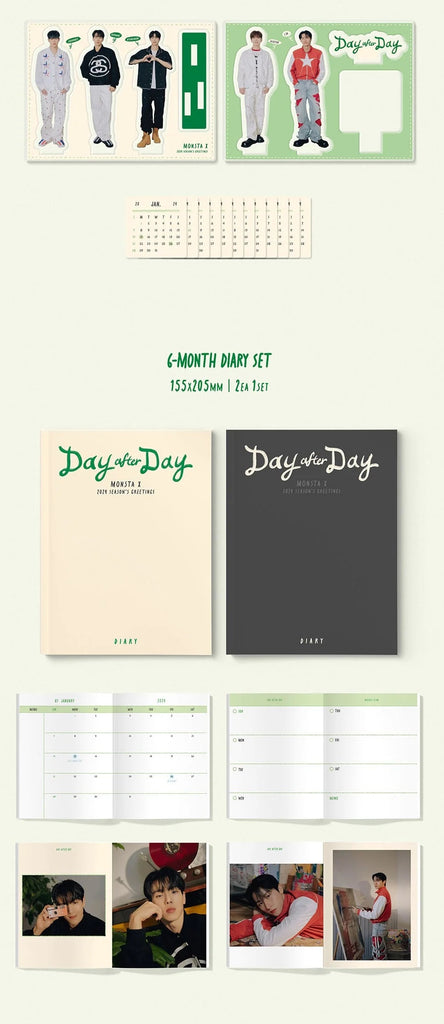 [Pre-Order] MONSTA X - 2024 SEASON'S GREETINGS [DAY AFTER DAY] - Swiss K-POPup