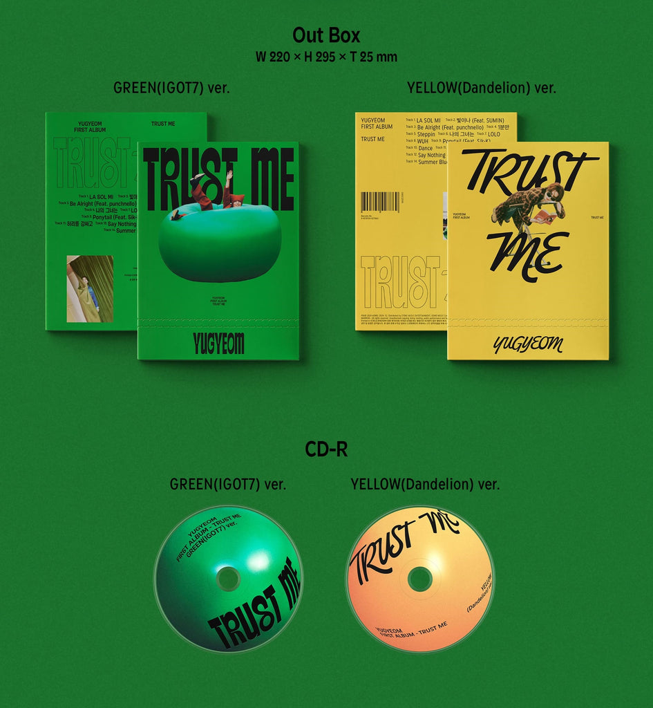 [PRE-ORDER] YUGYEOM 1st Full Album [TRUST ME] - Swiss K-POPup