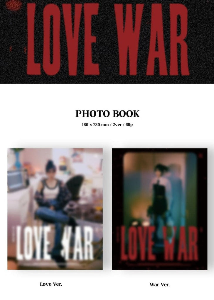 [YENA] 1st Single [Love War] (War Ver.) - Swiss K-POPup