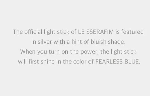 LE SSERAFIM OFFICIAL LIGHT STICK - Swiss K-POPup