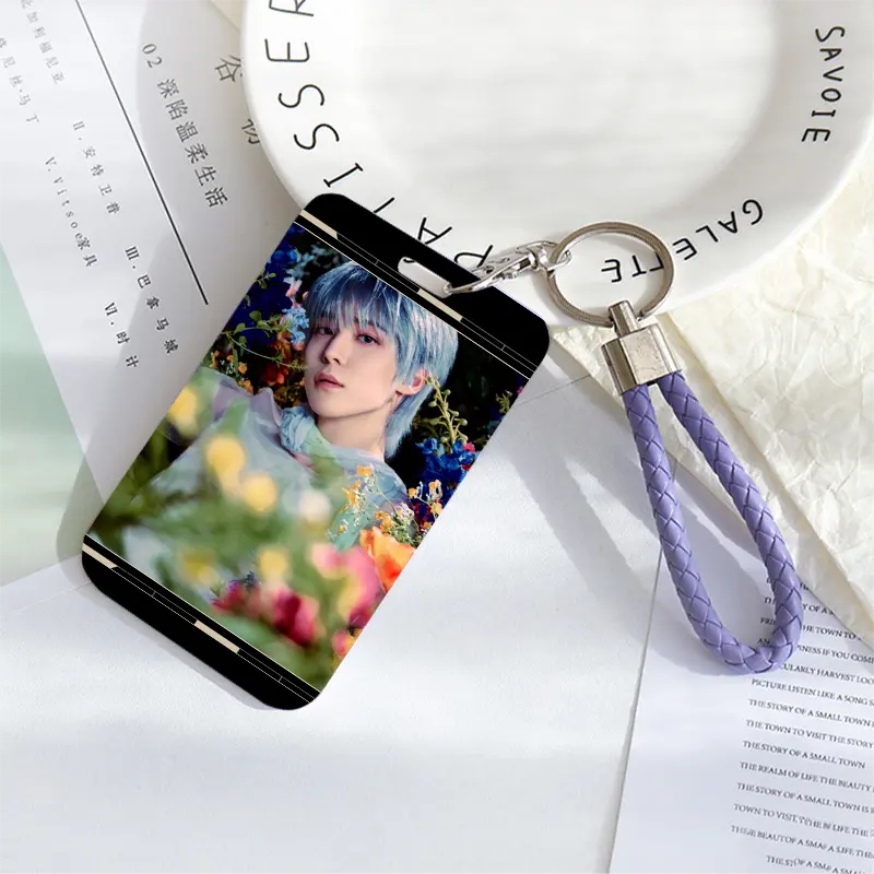 ATEEZ - GOLDEN HOUR - PHOTO CARD HOLDER KEYRING - Swiss K-POPup