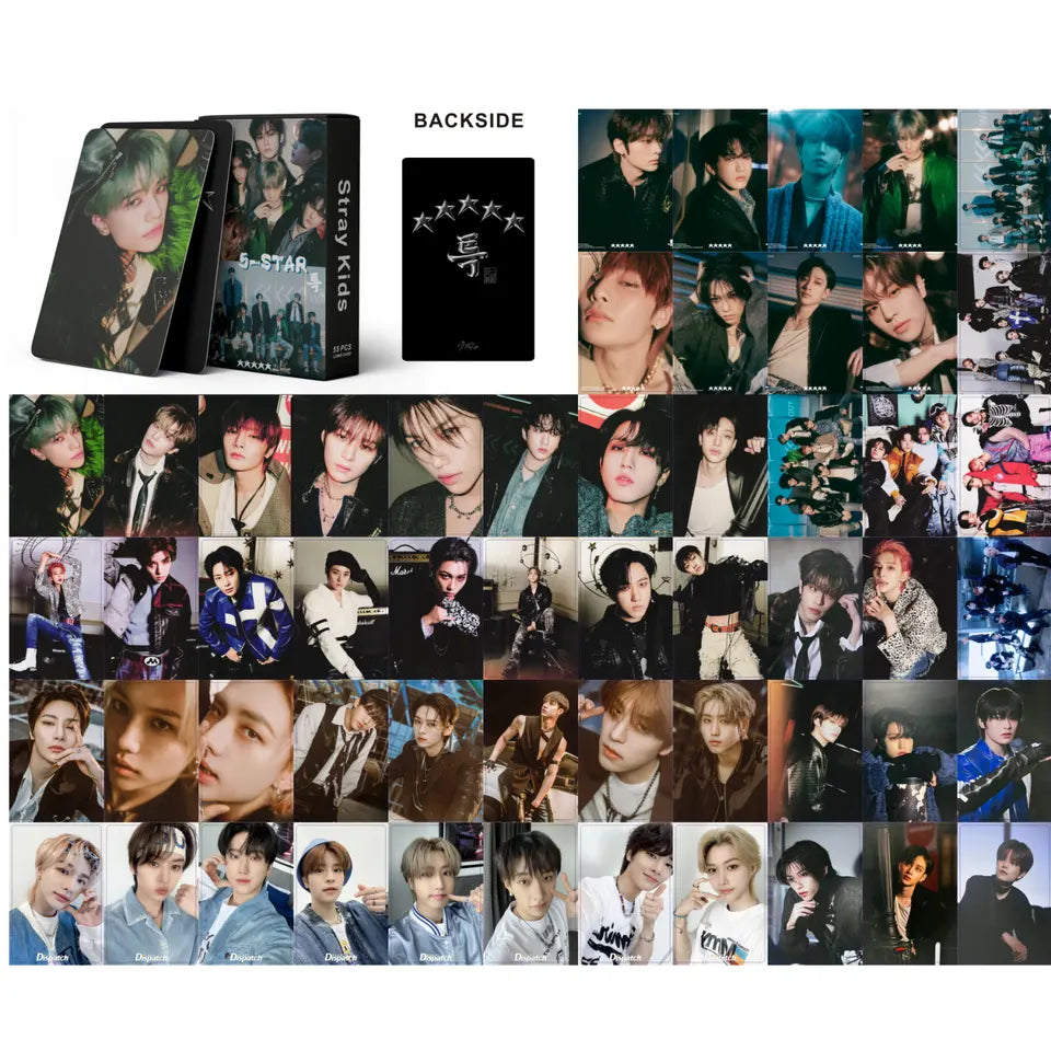 STRAY KIDS - 5 STAR SCLASS - LOMOCARDS (55pcs) - Swiss K-POPup