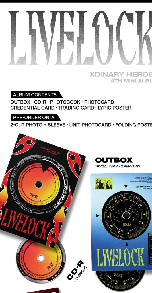 [Pre-Order] Xdinary Heroes - LIVELOCK (4TH MINI ALBUM) - Swiss K-POPup