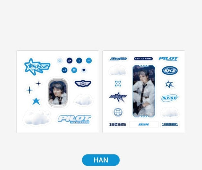 [PRE-ORDER] STRAY KIDS - 3RD FAN MEETING PILOT FOR 5 STAR OFFICIAL MD - SMARTPHONE DECO SET - Swiss K-POPup