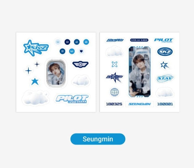 [PRE-ORDER] STRAY KIDS - 3RD FAN MEETING PILOT FOR 5 STAR OFFICIAL MD - SMARTPHONE DECO SET - Swiss K-POPup