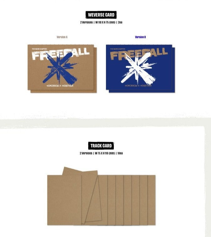 [Pre-Order] TOMORROW X TOGETHER (TXT) - THE NAME CHAPTER : FREEFALL (WEVERSE ALBUMS VER.) - Swiss K-POPup