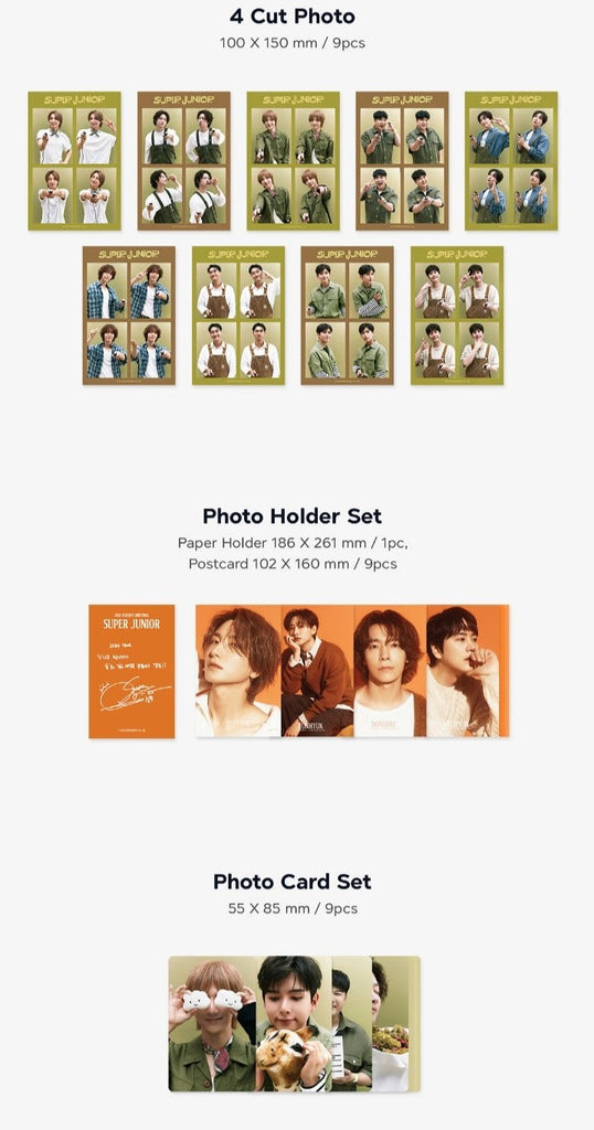 [PRE-ORDER] [PHOTO CARD EVENT] SUPER JUNIOR 2024 SEASON'S GREETINGS - Swiss K-POPup