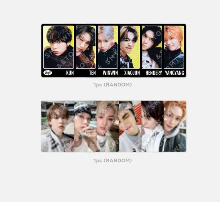 WayV -  ON MY YOUTH -  RANDOM TRADING CARD SET (BLACK VER) OFFICIAL MD - Swiss K-POPup