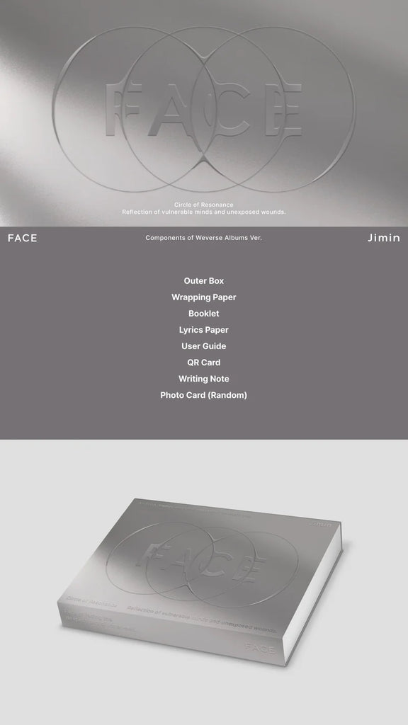[PRE-ORDER] BTS JIMIN - FACE 1ST SOLO ALBUM (SET) - Swiss K-POPup