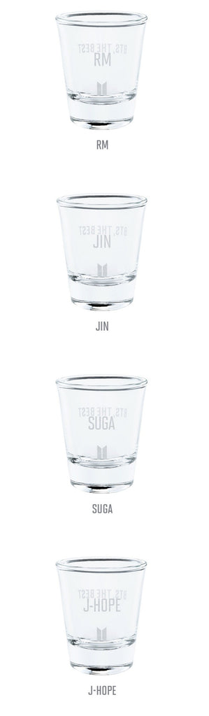 BTS, THE BEST - OFFICIAL GLASS SET - Swiss K-POPup