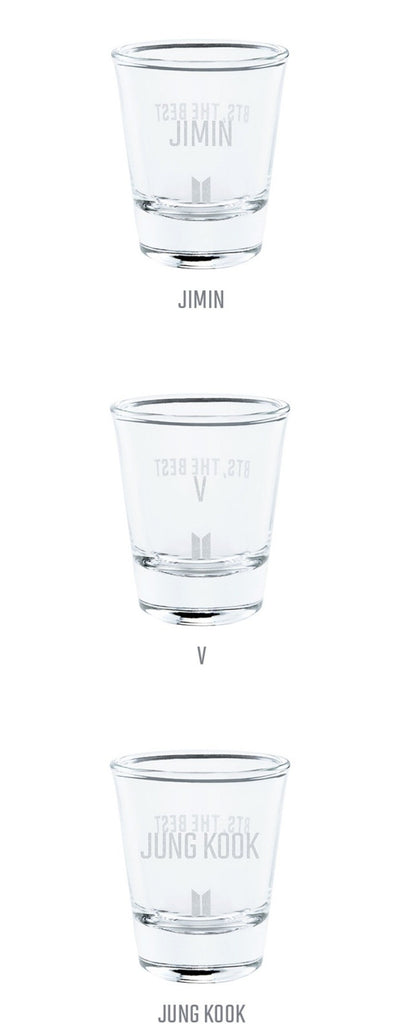 BTS, THE BEST - OFFICIAL GLASS SET - Swiss K-POPup