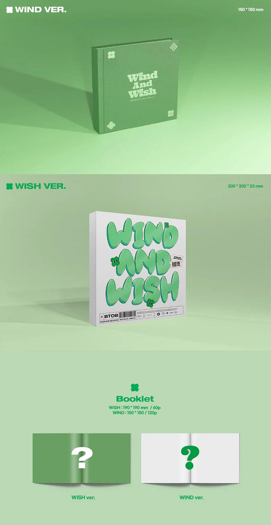 [PRE-ORDER] BTOB Mini 12th Mini Album [WIND and WISH] - Swiss K-POPup