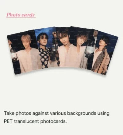 TXT - THE NAME CHAPTER TEMPTATION 5TH MINI ALBUM OFFICIAL MD - PHOTO CARD CASE SET - Swiss K-POPup