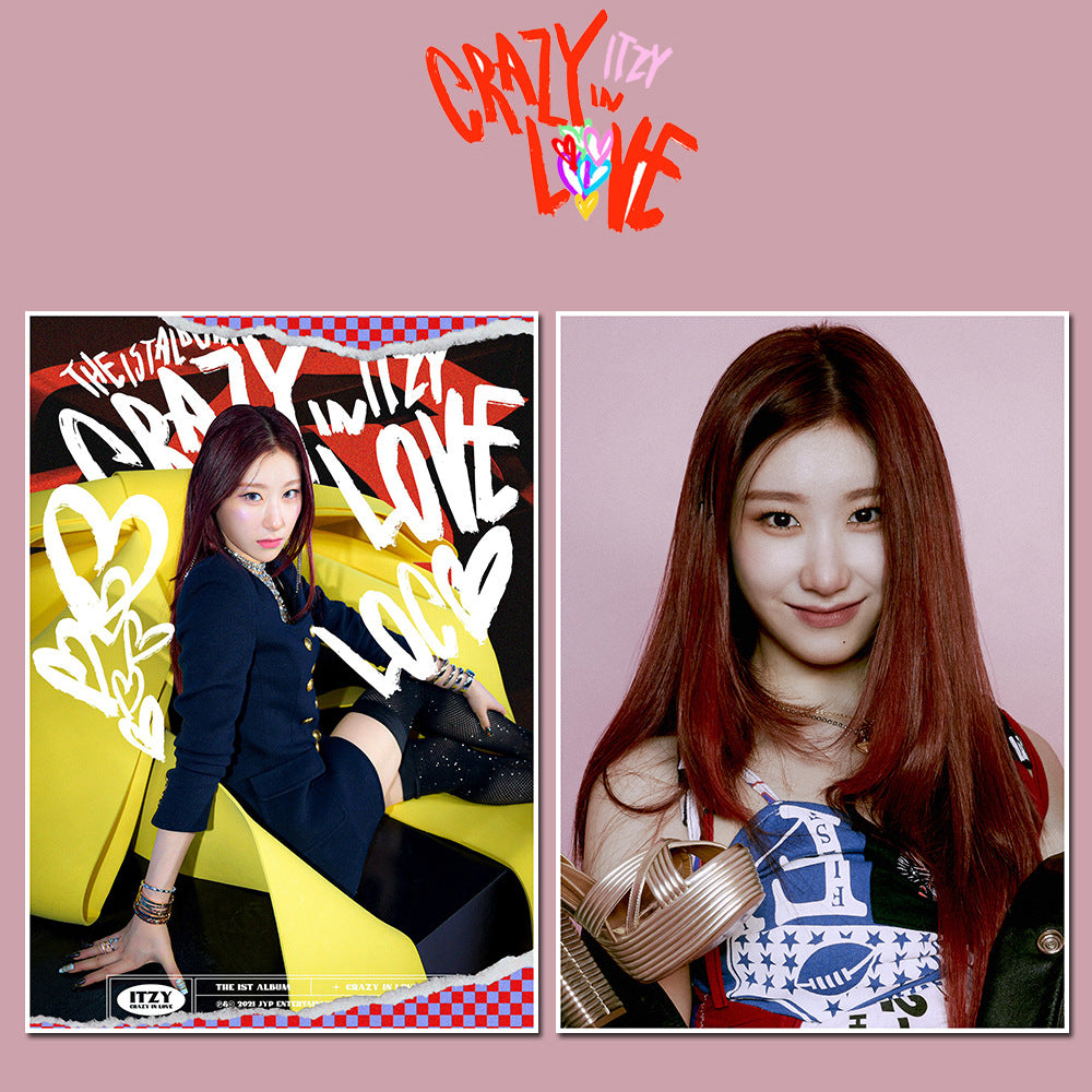 ITZY "CRAZY IN LOVE" MINPOSTER SET - Swiss K-POPup