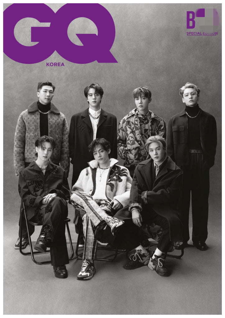 BTS "2021 GQ MAGAZINE COVER" MINIPOSTER - Swiss K-POPup