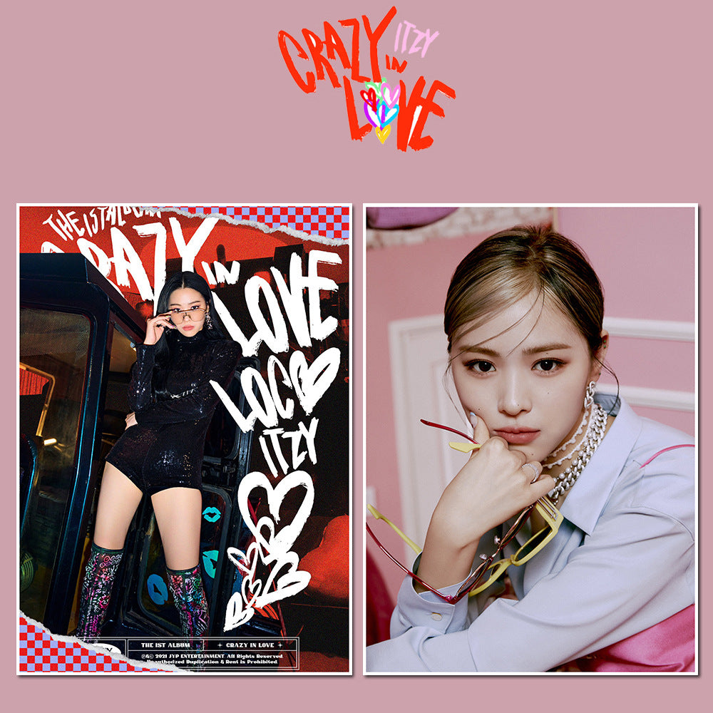 ITZY "CRAZY IN LOVE" MINPOSTER SET - Swiss K-POPup