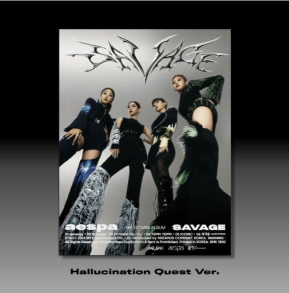 AESPA The 1st Mini Album 'Savage' - Swiss K-POPup