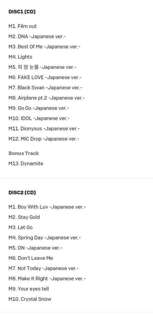 [PRE-ORDER] BTS - BEST ALBUM [BTS, THE BEST]  SET A - Swiss K-POPup
