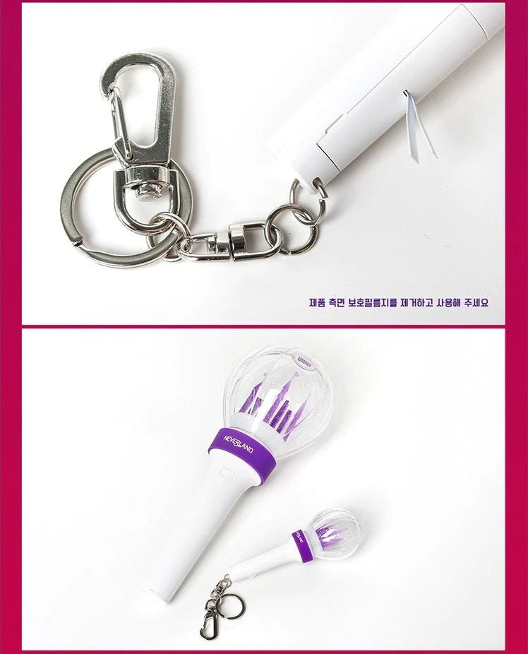 (G)I-DLE - OFFICIAL LIGHT STICK MINI KEYRING - Swiss K-POPup