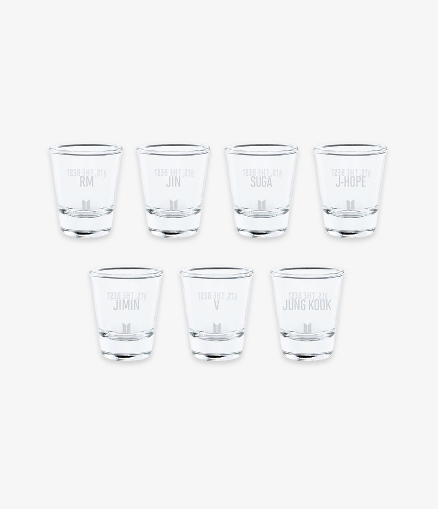 BTS, THE BEST - OFFICIAL GLASS SET - Swiss K-POPup