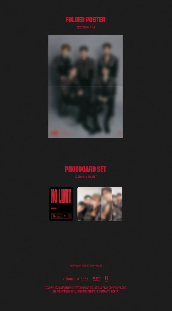[Pre-Order] MONSTA X - 2022 MONSTA X [NO LIMIT] TOUR IN SEOUL (KiT) - Swiss K-POPup