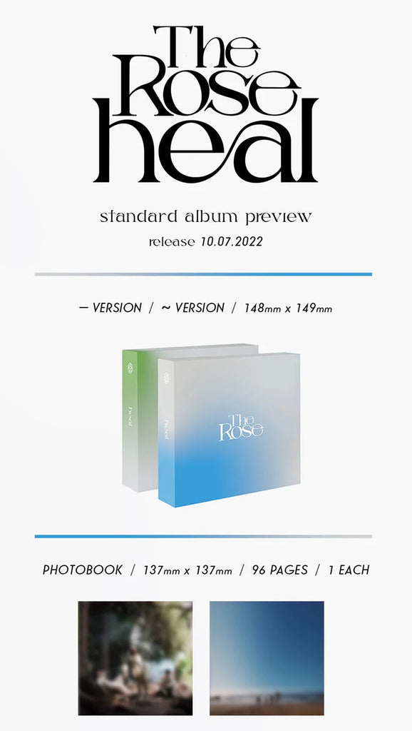 [Pre-Order] THE ROSE - HEAL STANDARD ALBUM - Swiss K-POPup