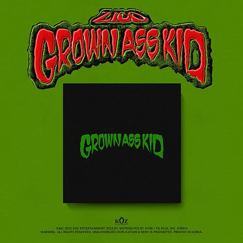 [PRE-ORDER] ZICO - 4TH MINI ALBUM GROWN ASS KID - Swiss K-POPup