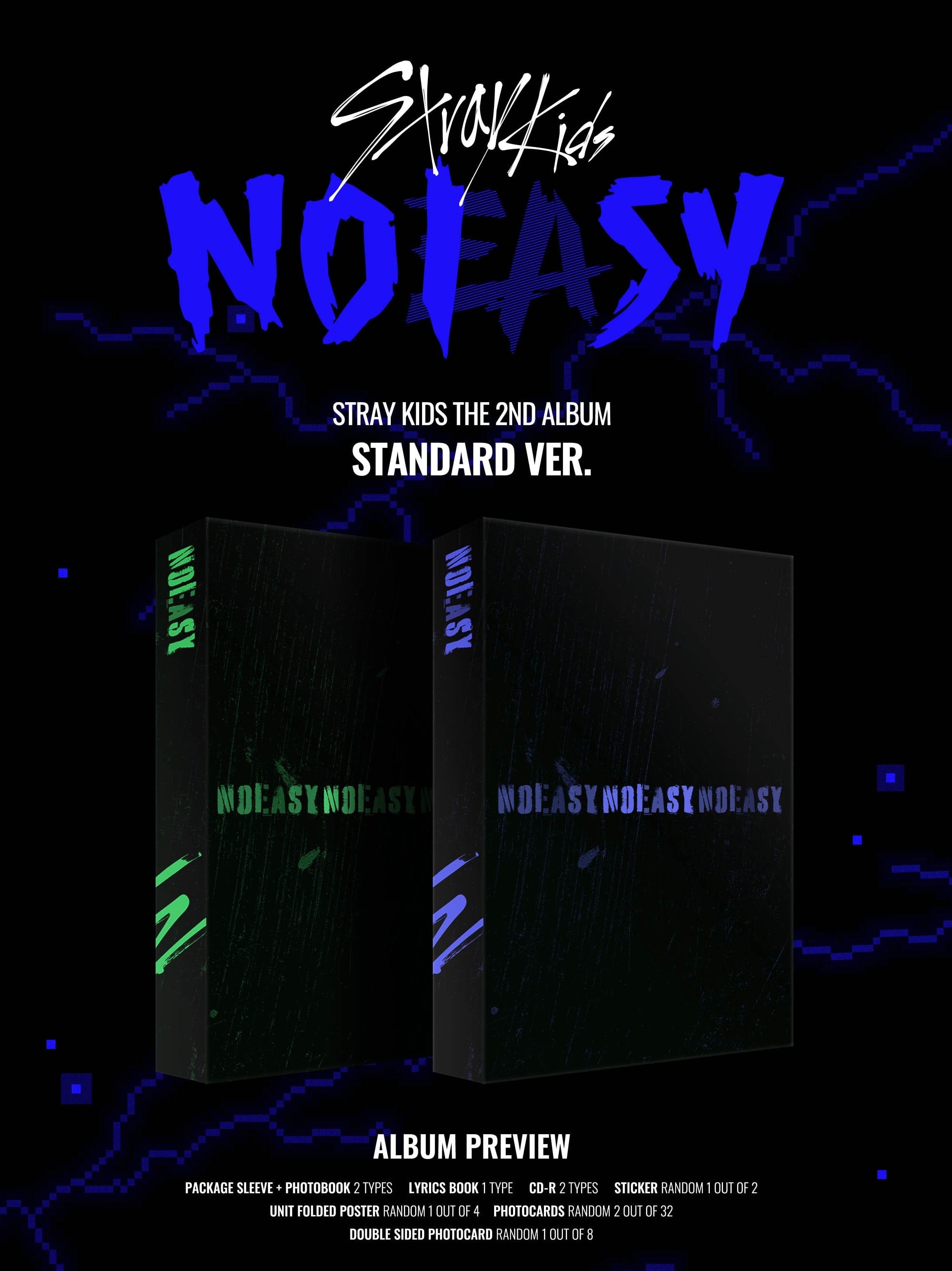 STRAY KIDS - 2ND ALBUM NOEASY STANDARD VER. – Swiss K-POPup