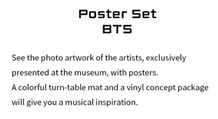 BTS - HYBE INSIGHT VISITOR ONLY OFFICIAL MERCH - Swiss K-POPup